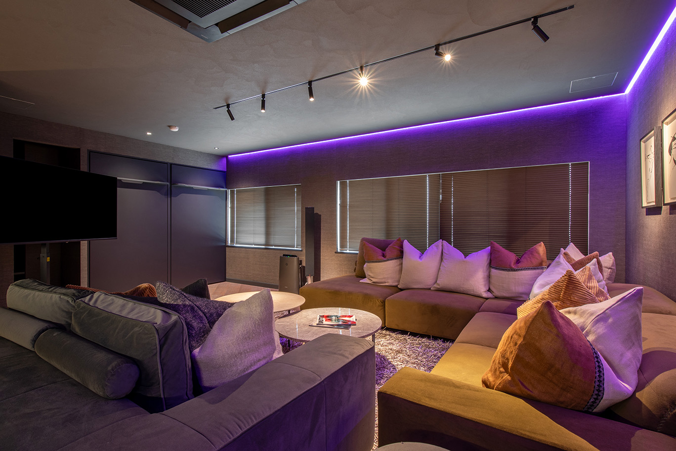 Spacious living room at Kanako Penthouse Monzen-Nakacho